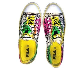 Fila Euten colorful women's size 8 sneakers